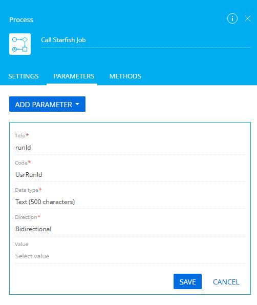 Process Parameter Run
