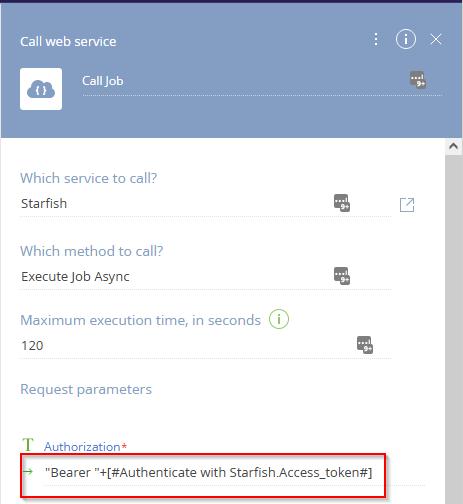 call job authorization parameter